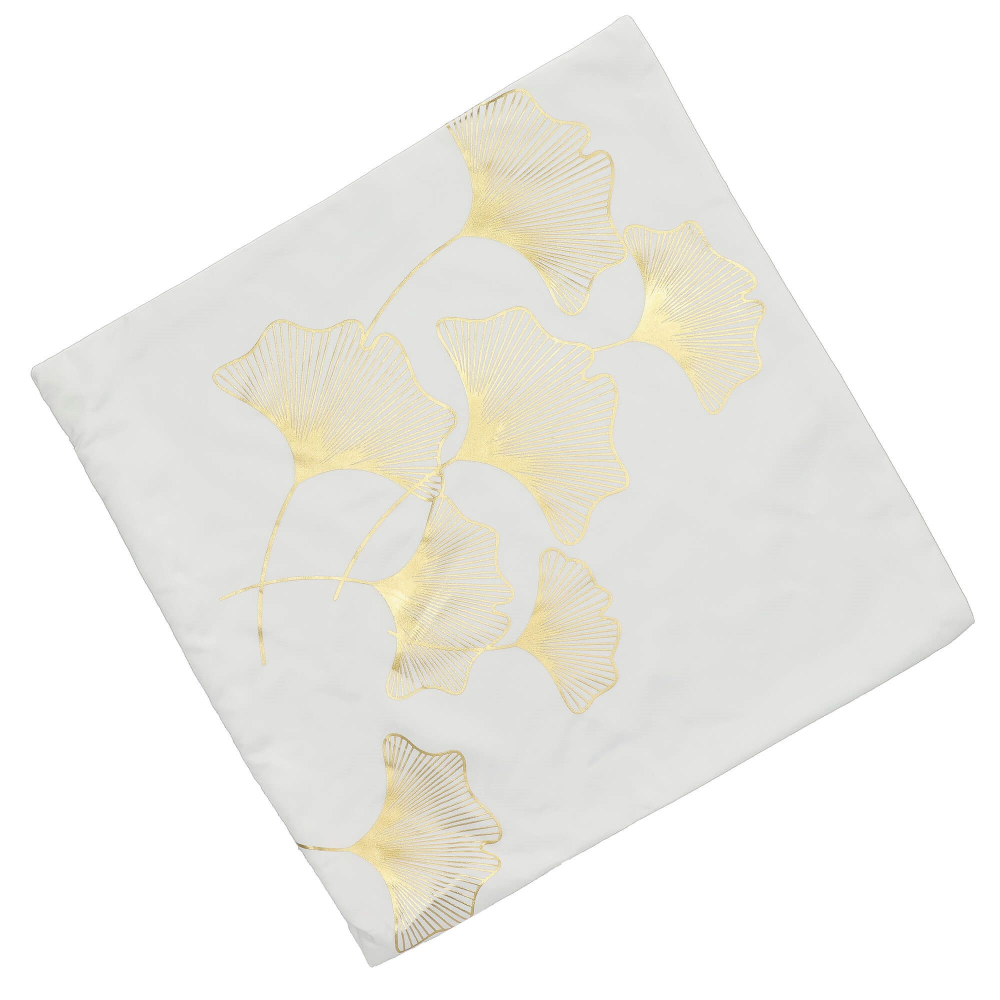 Obliečka na vankúš 40x40 cm SPRINGOS CA1271 bielo-zlatá