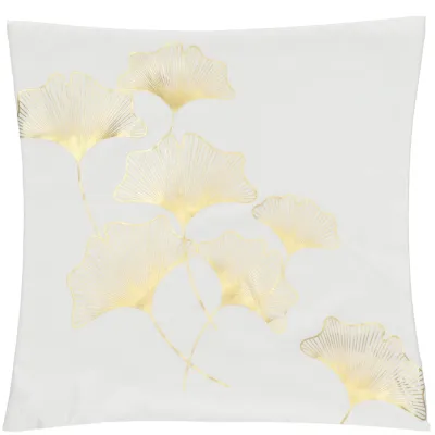 Obliečka na vankúš 40x40 cm SPRINGOS CA1271 bielo-zlatá
