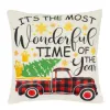 Vianočné obliečky na vankúše 40x40 cm SPRINGOS CA1463 4ks viacfarebné