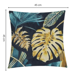 Obliečka na vankúš 45x45 cm listy SPRINGOS CA1270 viacfarebná