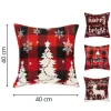 Vianočné obliečky na vankúše 40x40 cm SPRINGOS CA1459 4ks viacfarebné