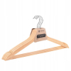 Drevené ramienka na oblečenie 43 cm SPRINGOS URBAN HG0001 3ks prírodné