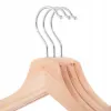 Drevené ramienka na oblečenie 43 cm SPRINGOS HG0001 3ks prírodné