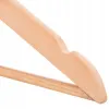 Drevené ramienka na oblečenie 43 cm SPRINGOS HG0001 3ks prírodné