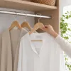 Drevené ramienka na oblečenie 43 cm SPRINGOS HG0001 3ks prírodné