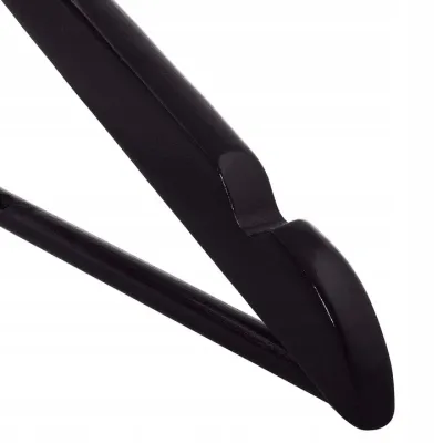 Drevené ramienka na oblečenie 43 cm SPRINGOS HG0003 3ks čierna