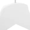 Drevené ramienka na oblečenie 43 cm SPRINGOS HG0005 3ks biela