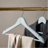 Ramienka na šaty 43cm drevené, šedomodré, súprava 3ks SPRINGOS URBAN