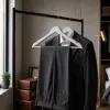 Drevené ramienka na oblečenie 43 cm SPRINGOS HG0004 3ks sivá