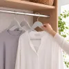 Drevené ramienka na oblečenie 43 cm SPRINGOS HG0004 3ks sivá