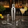 Barmanská sada 5ks so šejkrom 750 ml SPRINGOS Chivas strieborná
