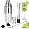 Barmanská sada 6ks 750 ml SPRINGOS Steward KI0014 strieborná