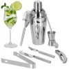 Barmanská sada 9ks 550 ml so stojanom SPRINGOS Martini strieborná