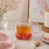Pohár na kávu 180 ml dvojstenná SPRINGOS HA7573 s kvetinami