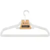 Zamatové ramienka na oblečenie 44,5 cm SPRINGOS HG0043 3ks krémová