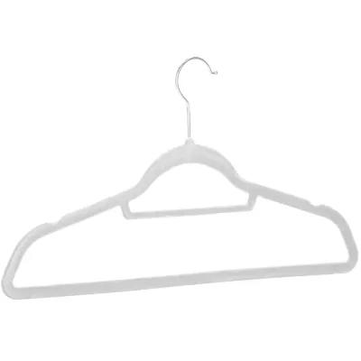 Zamatové ramienka na oblečenie 45 cm SPRINGOS HG0062 3ks šedá