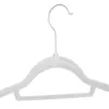 Zamatové ramienka na oblečenie 45 cm SPRINGOS HG0062 3ks šedá