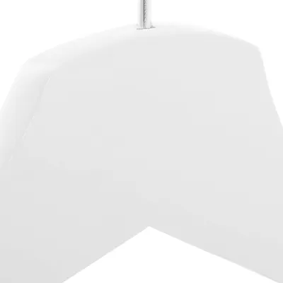 Drevené ramienka na oblečenie 42,5 cm SPRINGOS HG0059 20ks biela