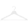 Drevené ramienka na oblečenie 42,5 cm SPRINGOS HG0059 20ks biela