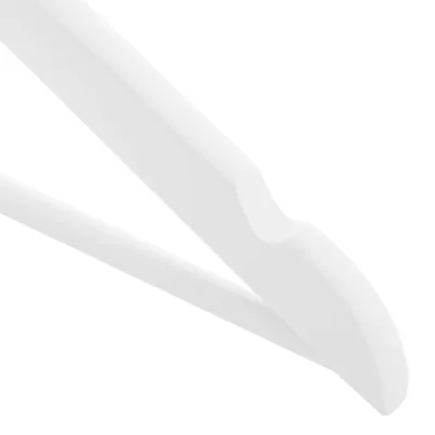 Drevené ramienka na oblečenie 42,5 cm SPRINGOS HG0059 20ks biela