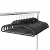 Plastové ramienka na oblečenie 41 cm sada 20ks SPRINGOS HG0080 čierna
