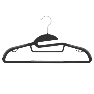 Plastové ramienka na oblečenie 41 cm sada 20ks SPRINGOS HG0080 čierna