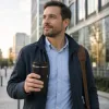 Termohrnček 500 ml SPRINGOS Sippy KI0129 čierny