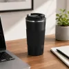 Termohrnček 500 ml SPRINGOS Sippy KI0129 čierny