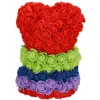 Medvedík z ruží 25 cm SPRINGOS ROSE BEAR HA7394 viacfarebný