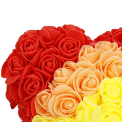 Medvedík z ruží 25 cm SPRINGOS ROSE BEAR HA7394 viacfarebný