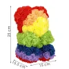 Medvedík z ruží 25 cm SPRINGOS ROSE BEAR HA7394 viacfarebný