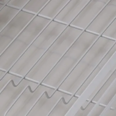 Odkvapkávač na riad 42x31x13,5 cm SPRINGOS Fluvia KI0136 sivý