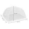 Kryt na potraviny 33x33x22 cm SPRINGOS GA0020 biely