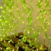 Svetelný záves s listami 200 LED 5,85 m SPRINGOS CL4125