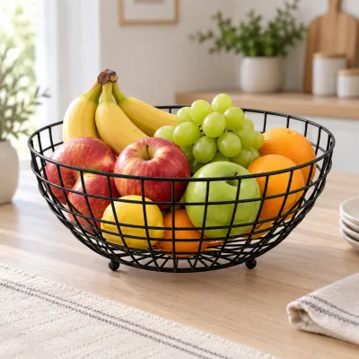 Misa na ovocie kovová 28 cm SPRINGOS LINEA KI0146 čierna