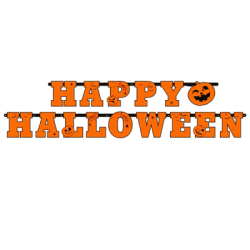 Halloween dekorácia sada 38ks SPRINGOS HA5216 čierno-oranžová