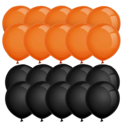 Halloween dekorácia sada 38ks SPRINGOS HA5216 čierno-oranžová