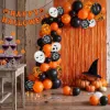 Halloween dekorácia sada 38ks SPRINGOS HA5216 čierno-oranžová