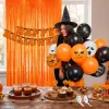 Halloween dekorácia sada 38ks SPRINGOS HA5216 čierno-oranžová