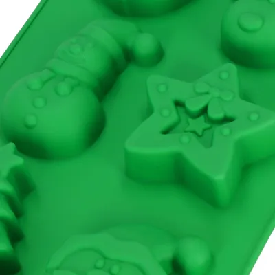 Silikónová forma na pečenie vianočné SPRINGOS KI0124 zelená