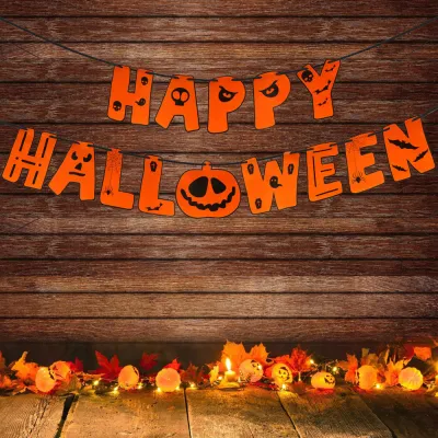 Halloween girlanda 2ks 200 cm SPRINGOS HA5235 oranžová