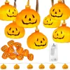 Halloweenska svetelná reťaz s tekvicami 10 LED 1,26 m SPRINGOS CL4060