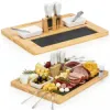 Servírovacia doštička 40x30 cm 14ks SPRINGOS KI0166 hnedá