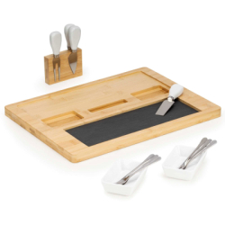 Servírovacia doštička 40x30 cm 14ks SPRINGOS KI0166 hnedá