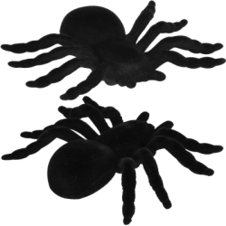 Halloweensky pavúk 2ks SPRINGOS HA5227 čierny