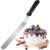 Stierka na tortu zahnutá 42 cm SPRINGOS Cake KI0050 čierno-strieborná