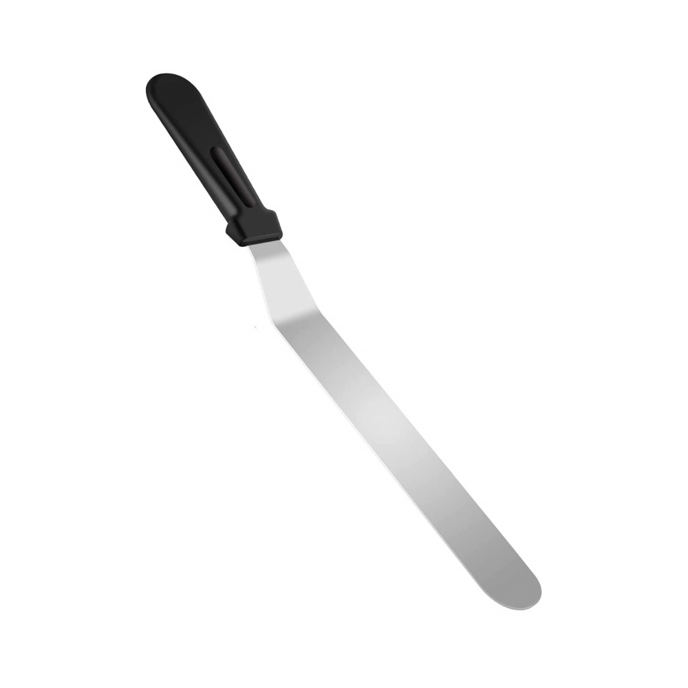 Stierka na tortu zahnutá 42 cm SPRINGOS Cake KI0050 čierno-strieborná