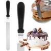 Stierka na tortu zahnutá 42 cm SPRINGOS Cake KI0050 čierno-strieborná