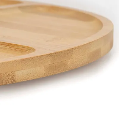 Servírovacia tácka otočná 33 cm SPRINGOS KI0170 prírodná