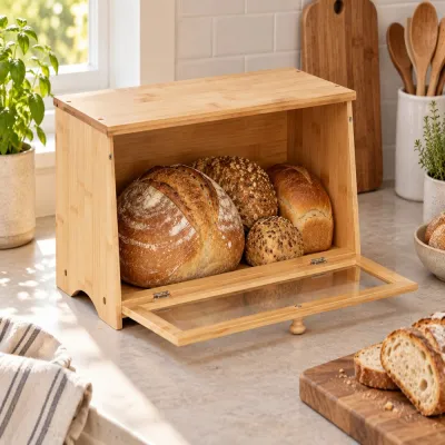 Bambusový chlebník 40x20x23 cm SPRINGOS KI0159 prírodný